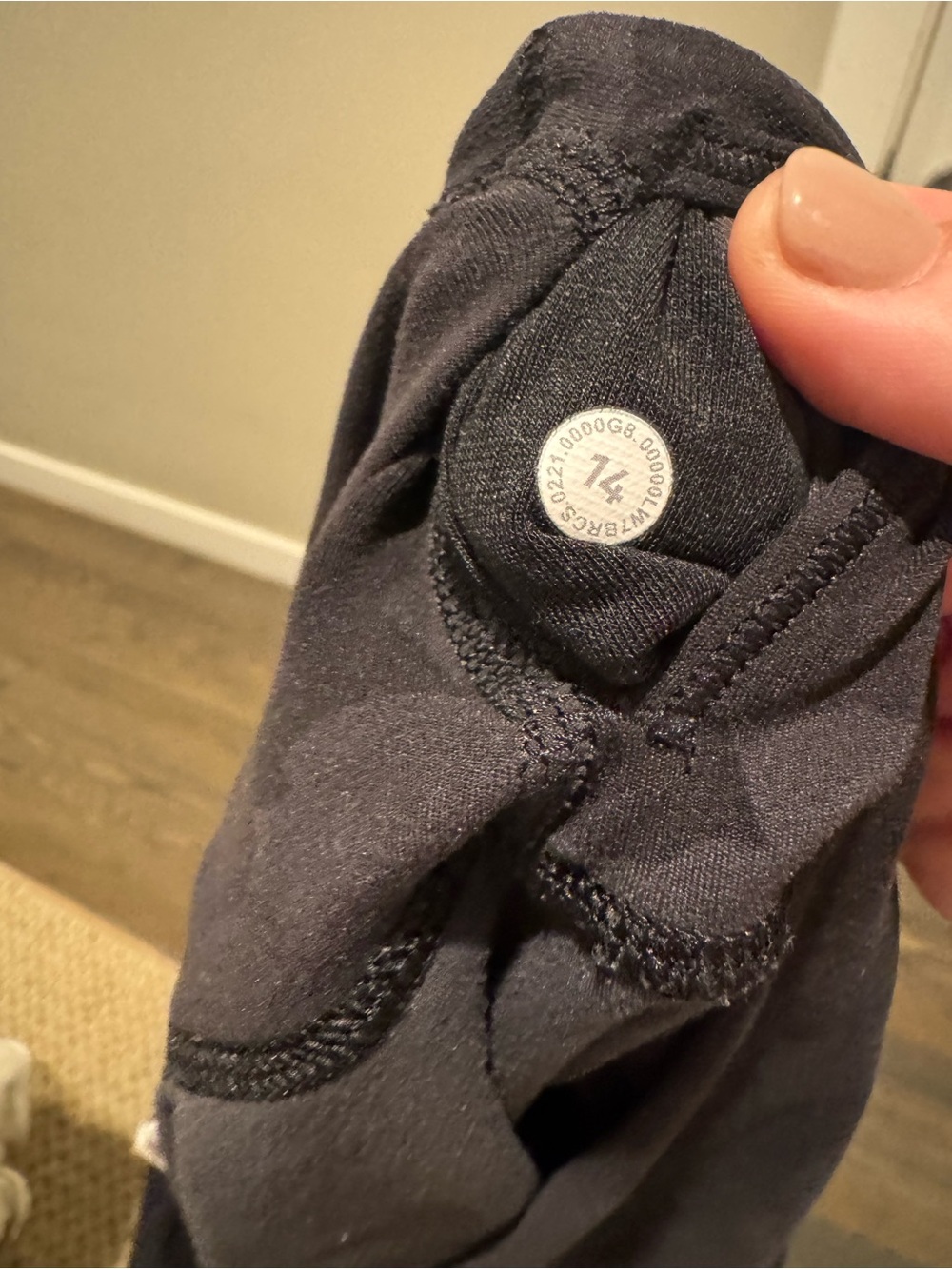 lululemon athletica Align Black Camo High-Rise Bike Shorts Size 14 - Picture 3 of 7